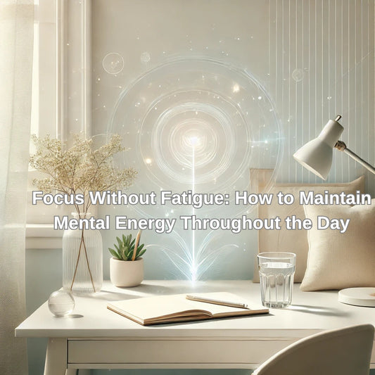 Focus Without Fatigue: How to Maintain Mental Energy Throughout the Day